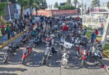 Omar Muñoz encabeza rodada “Rueda Seguro Cuautlancingo 2026”