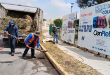 San Pedro Cholula refuerza mantenimiento urbano