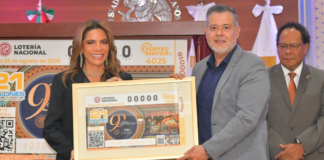 Lotería Nacional celebra 90 años del TFJA con billete conmemorativo