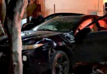 Conductor en estado de ebriedad choca contra puesto de tacos en Tehuacán