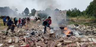 Sin lesionados tras explosión en San Cristóbal Tepontla
