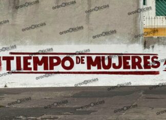 Aparecen bardas con leyenda “Es tiempo de mujeres” en Puebla
