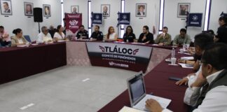 Comité Tláloc sesiona para coordinar atención ante lluvias en Puebla