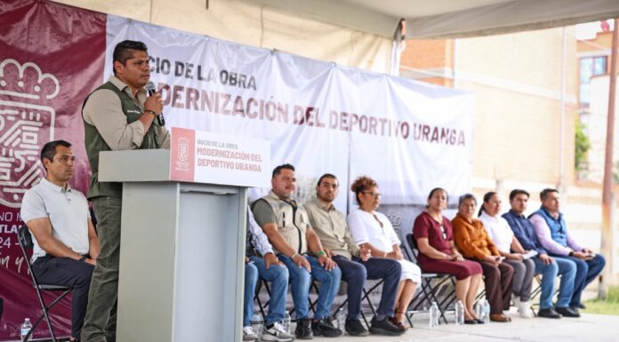 Omar Muñoz inicia modernización de Unidad Deportiva Uranga