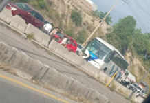 Dos accidentes viales dejan tres heridos en Periférico Ecológico