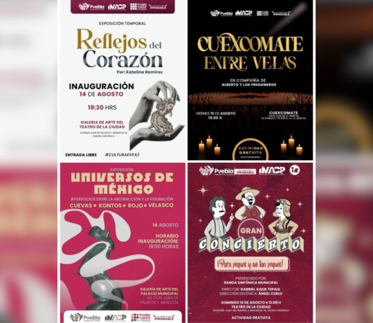 Puebla capital vive un fin de semana de arte y cultura