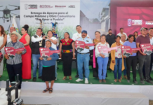 Armenta entrega apoyos al campo en Chila de las Flores