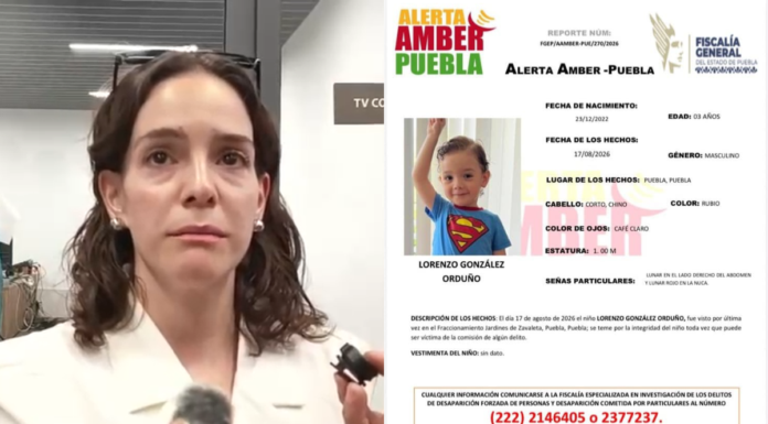 Madre de Lorenzo pide ayuda a Armenta para localizar a su hijo