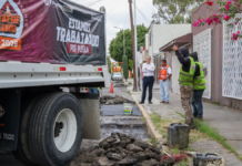 Pepe Chedraui supervisa bacheo en San José Mayorazgo