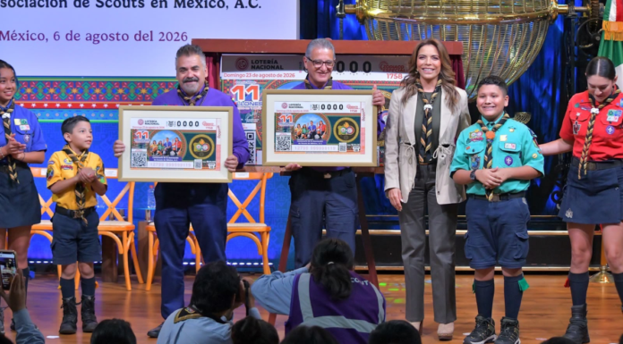 Lotería Nacional celebra 100 años de los Scouts en México