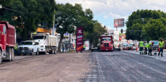 Descartan levantar concreto del bulevar 5 de Mayo por inundaciones
