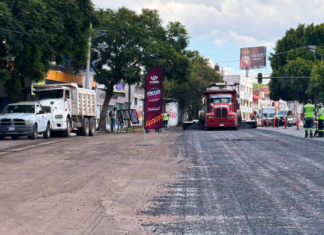 Descartan levantar concreto del bulevar 5 de Mayo por inundaciones