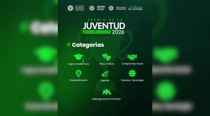 Texmelucan cierra convocatoria del Premio de la Juventud 2026