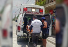 Hombre sufre descarga eléctrica durante obra en Miahuatlán