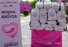 Texmelucan recibe más de 4 mil despensas para población vulnerable
