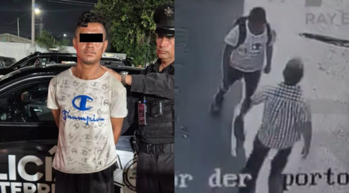 Capturan a hombre tras empujar a ‘abuelito’ hacia tráiler en Monterrey