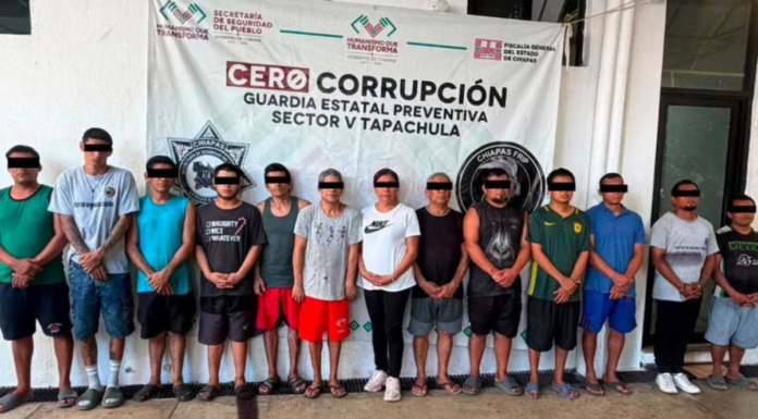 Caen 13 personas tras muerte de adolescente en anexo de Chiapas