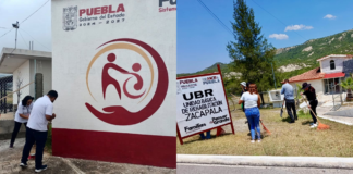 Realizan faenas comunitarias en UBR de Zacapala y Ahuazotepec