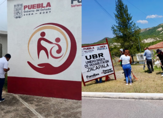Realizan faenas comunitarias en UBR de Zacapala y Ahuazotepec