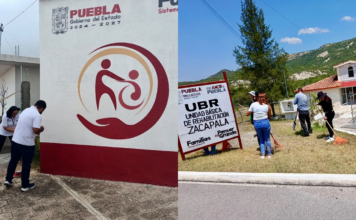 Realizan faenas comunitarias en UBR de Zacapala y Ahuazotepec