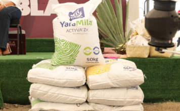 Entregan fertilizante a 380 productores de Huatlatlauca