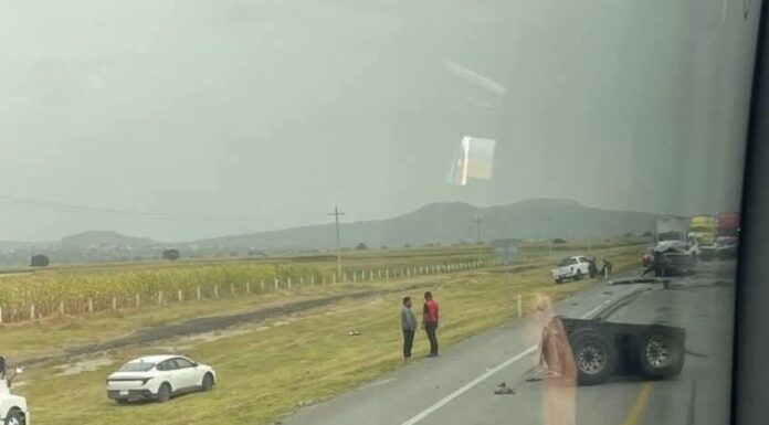 Choque múltiple en la Cuapiaxtla-Cuacnopalan deja un muerto y cuatro heridos