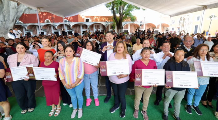Rehabilitan nueve inmuebles históricos en la calle 6 Norte de Puebla