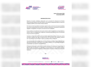 San Andrés Cholula inicia investigación contra agentes de Tránsito