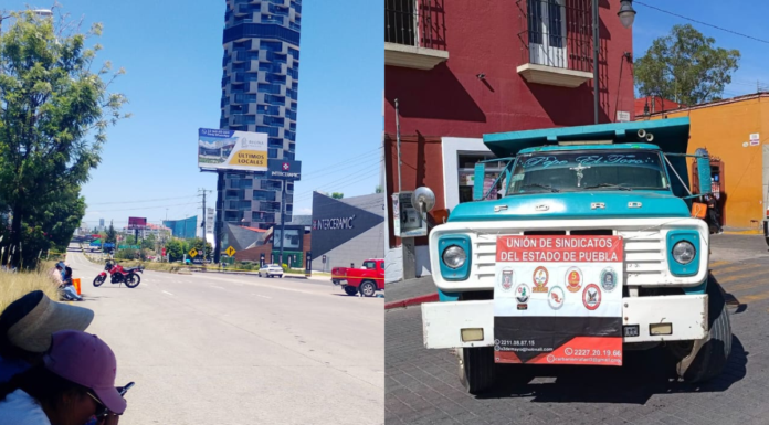 Dos manifestaciones provocan caos vial en la Atlixcáyotl y Cholula