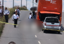 Mecánico muere aplastado por autobús en bulevar Carmen Serdán