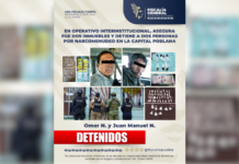 FGE Puebla catea inmuebles y detiene a dos personas por narcomenudeo