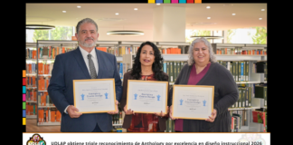 UDLAP recibe triple reconocimiento de Anthology por cursos
