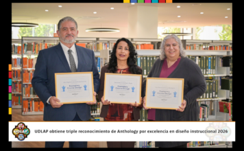 UDLAP recibe triple reconocimiento de Anthology por cursos