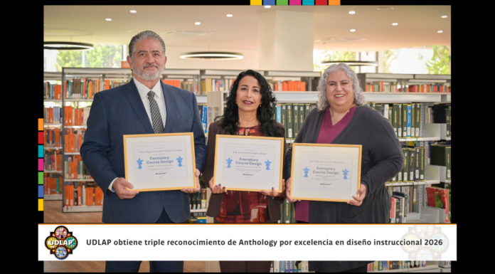 UDLAP recibe triple reconocimiento de Anthology por cursos