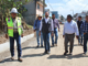 Supervisan rehabilitación vial en calle Francisco I. Madero