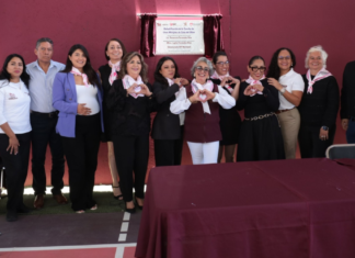 San Pedro Cholula rehabilita cancha y jardines de Casa del Abue