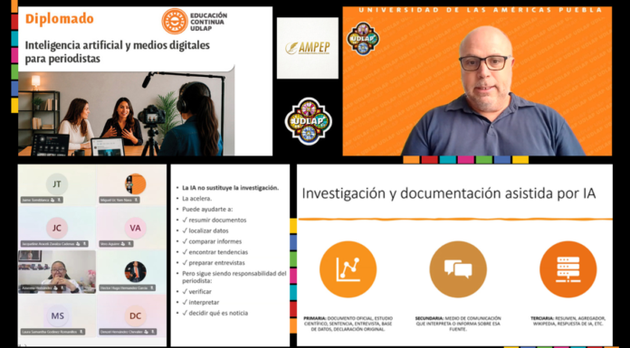 UDLAP y AMPEP inician diplomado de IA para periodistas