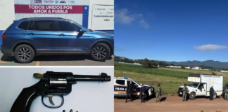 Recuperan dos vehículos robados y detienen a dos hombres en Puebla