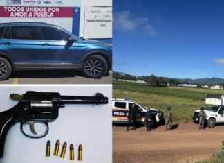 Recuperan dos vehículos robados y detienen a dos hombres en Puebla