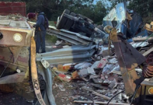 Conductor muere en volcadura sobre la autopista Puebla-Orizaba