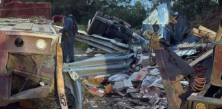 Conductor muere en volcadura sobre la autopista Puebla-Orizaba