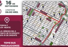 Anuncian cierres viales por Fiestas Patrias en Puebla capital