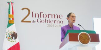 Sheinbaum rinde segundo informe: “solo con honestidad se dan resultados”
