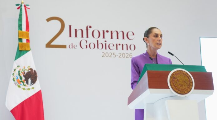 Sheinbaum rinde segundo informe: “solo con honestidad se dan resultados”