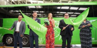 Fortalecen movilidad turística en Puebla con 22 nuevos autobuses