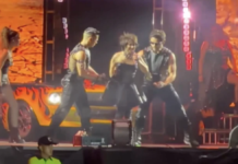 Alejandra Guzmán sufre lesión en la cadera en pleno concierto