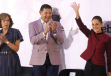 Miles de poblanos acompañan a Sheinbaum durante asamblea