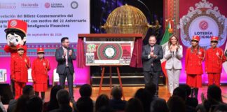 Lotería Nacional emite billete conmemorativo a la UIF