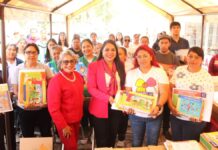 San Pedro Cholula entregan 2 mil 293 libros de texto a 14 CAIC
