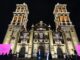 Inauguran nueva iluminación de la Catedral de Puebla
